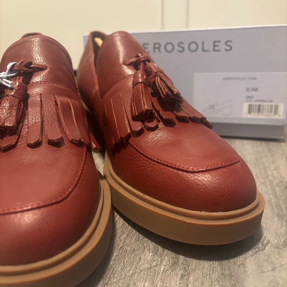 Aerosoles GIBES Loafers - Clay Leather